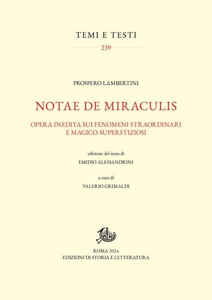 Produktbild: Notae de miraculis