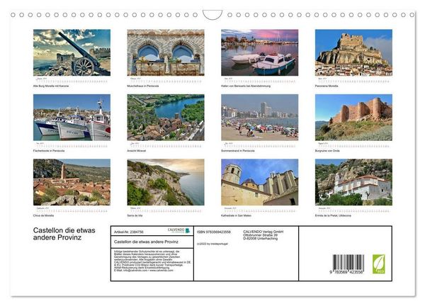 Produktbild: Castellon die etwas andere Provinz (Wandkalender 2027 DIN A3 quer), CALVENDO Monatskalender