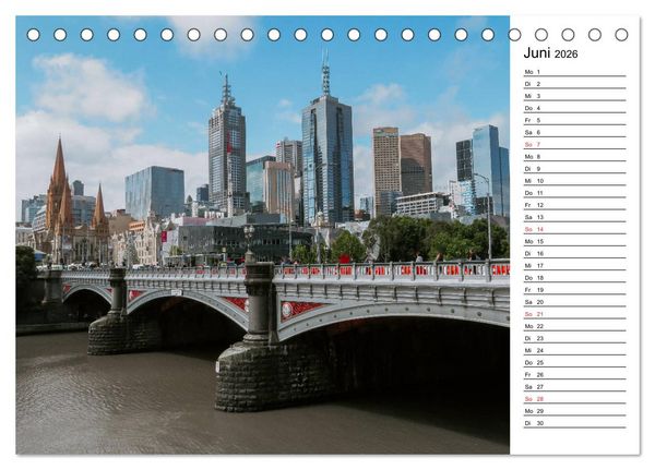 Produktbild: Das sch&ouml;ne Australien (Tischkalender 2026 DIN A5 quer), CALVENDO Monatskalender