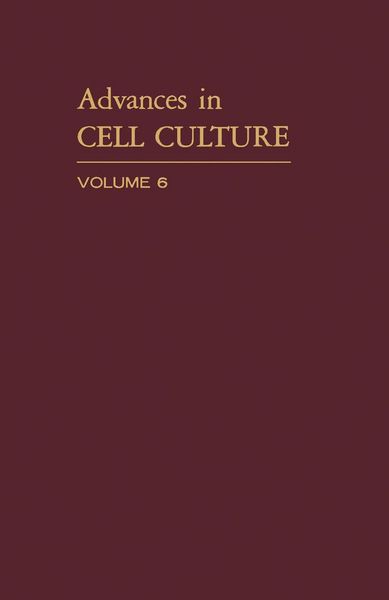 Produktbild: Advances in Cell Culture