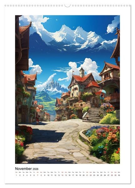 Produktbild: Incredibly Cool Places (High Quality Premium Wall Calendar 2026 DIN A2 portrait),CALVENDO 12 Month Wall Calendar