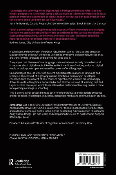 Produktbild: Language and Learning in the Digital Age