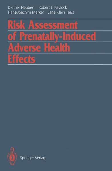 Produktbild: Risk Assessment of Prenatally-Induced Adverse Health Effects