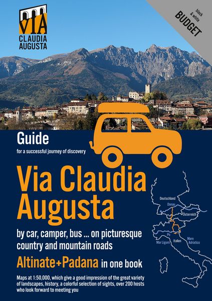 Produktbild: Via Claudia Augusta by car, camper, bus, ... "Altinate" +"Padana" BUDGET