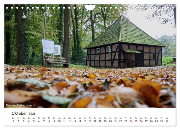 Produktbild: Emsland Impressionen (Wandkalender 2026 DIN A4 quer), CALVENDO Monatskalender