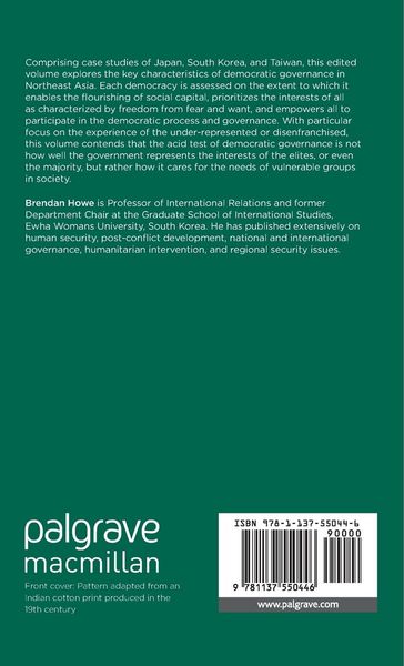 Produktbild: Democratic Governance in Northeast Asia: A Human-Centered Approach to Evaluating Democracy