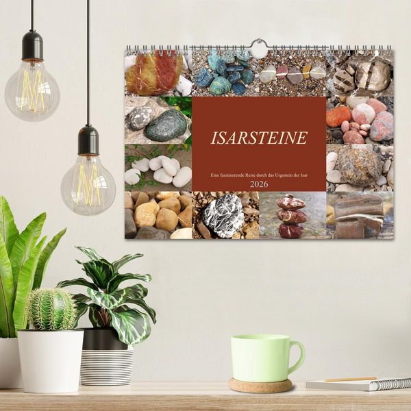 Produktbild: Isarsteine - Eine faszinierende Reise durch das Urgestein der Isar (Wandkalender 2026 DIN A4 quer), CALVENDO Monatskalender