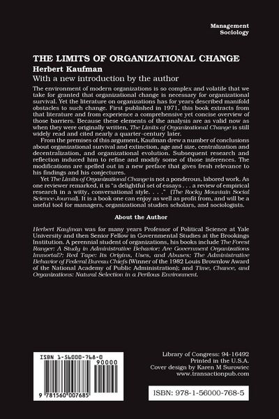 Produktbild: The Limits of Organizational Change