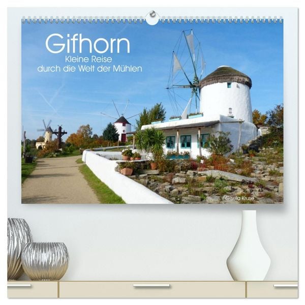 Produktbild: Gifhorn - Kleine Reise durch die Welt der M&uuml;hlen (hochwertiger Premium Wandkalender 2026 DIN A2 quer), Kunstdruck in Hochglanz