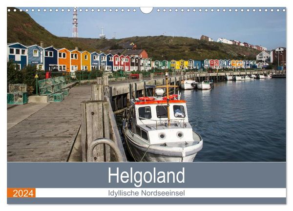 Helgoland - idyllische Nordseeinsel (Wandkalender 2024 DIN A3 quer), CALVENDO Monatskalender