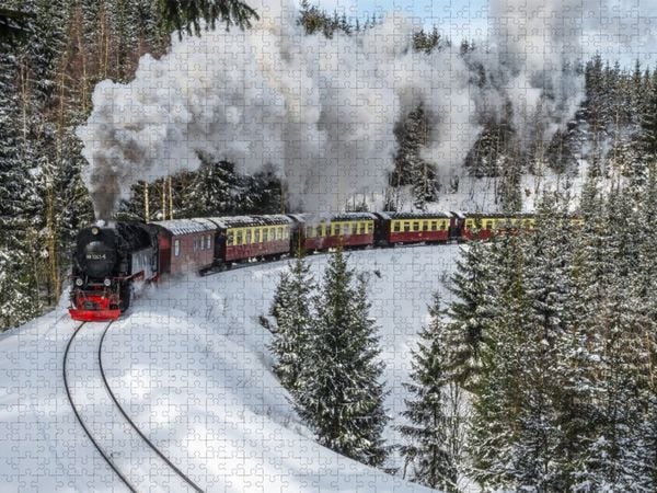 Produktbild: CALVENDO Puzzle Borckenbahn | 1000 Teile Lege-Gr&ouml;&szlig;e 64x48cm Foto-Puzzle f&uuml;r gl&uuml;ckliche Stunden