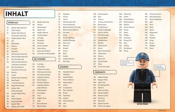 Produktbild: LEGO® Marvel Lexikon der Minifiguren