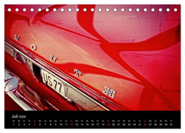 Produktbild: US-Muscle-Cars - Plymouth (Tischkalender 2026 DIN A5 quer), CALVENDO Monatskalender