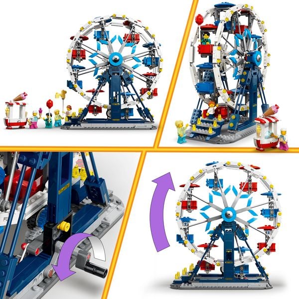 Produktbild: LEGO Creator 3-in-1-Set 31389 Legend&auml;res Riesenrad, Spielzeug ab 8 Jahre