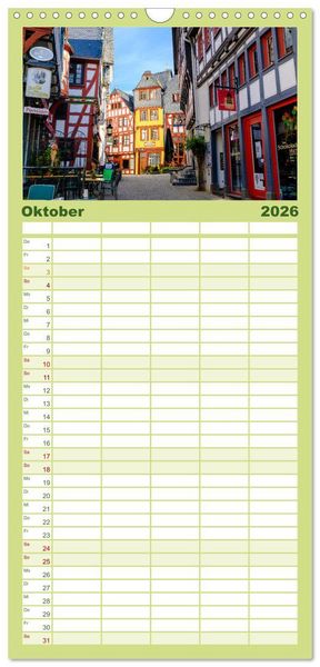 Produktbild: Familienplaner 2026 - Ein Blick auf Limburg an der Lahn mit 5 Spalten (Wandkalender, 21 x 45 cm) CALVENDO