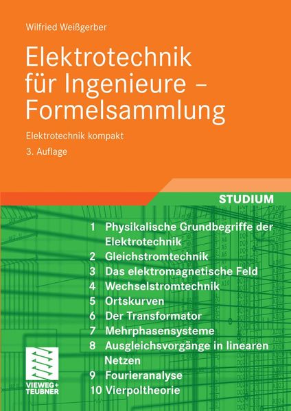 Produktbild: Elektrotechnik f&uuml;r Ingenieure - Formelsammlung