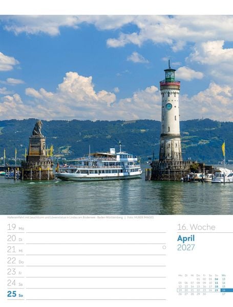 Produktbild: Malerisches Deutschland Wochenplaner Kalender 2027