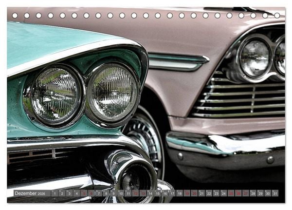 Produktbild: American Old Cars - Amerikanische Autolegenden (Tischkalender 2026 DIN A5 quer), CALVENDO Monatskalender