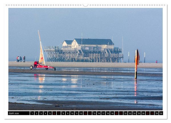 Produktbild: St. Peter-Ording - Natur pur (Wandkalender 2026 DIN A2 quer), CALVENDO Monatskalender