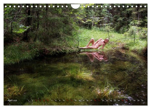 Produktbild: Akt und Natur - im Zauberwald (Wandkalender 2026 DIN A4 quer), CALVENDO Monatskalender