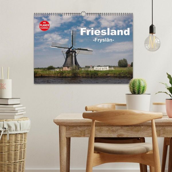 Produktbild: Friesland - Fryslan (Wandkalender 2026 DIN A3 quer), CALVENDO Monatskalender