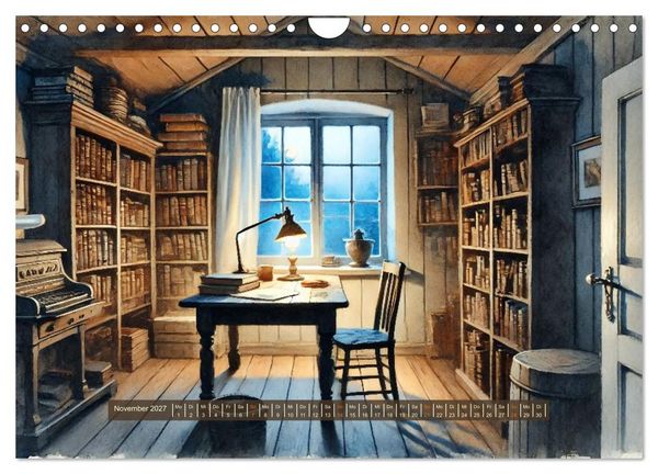 Produktbild: Im kleinen Cottage (Wandkalender 2027 DIN A4 quer), CALVENDO Monatskalender