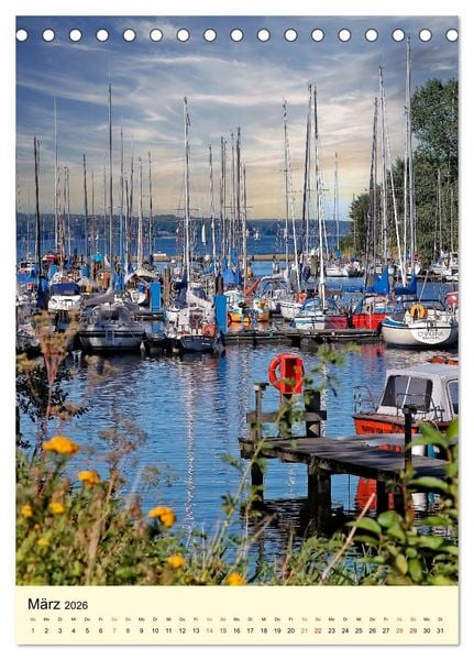 Produktbild: Flensburg - so bezaubernd (Tischkalender 2026 DIN A5 hoch), CALVENDO Monatskalender
