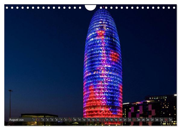 Produktbild: Metropole Barcelona (Wandkalender 2026 DIN A4 quer), CALVENDO Monatskalender