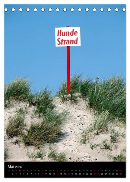 Produktbild: Borkum (Tischkalender 2026 DIN A5 hoch), CALVENDO Monatskalender