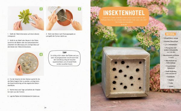 Beton-Deko für den Garten