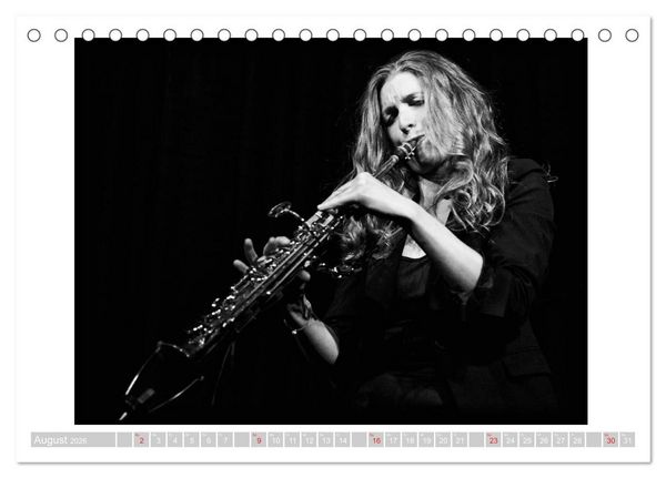 Produktbild: Jazz Ladies in der alten Schmiede (Tischkalender 2026 DIN A5 quer), CALVENDO Monatskalender