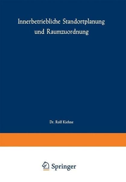 Produktbild: Innerbetriebliche Standortplanung und Raumzuordnung