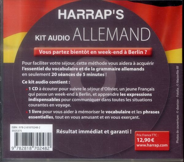 Produktbild: Harrap's Kit Audio Allemand Debutez L'allemand En 20 Seances De 5 Mn