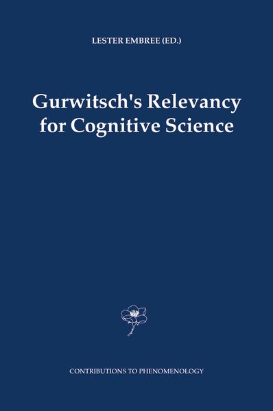 Produktbild: Gurwitsch's Relevancy for Cognitive Science