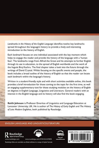 Produktbild: Landmarks in the History of the English Language