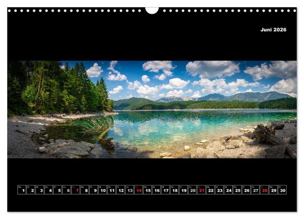 Produktbild: Weitblicke - Panoramen (Wandkalender 2026 DIN A3 quer), CALVENDO Monatskalender