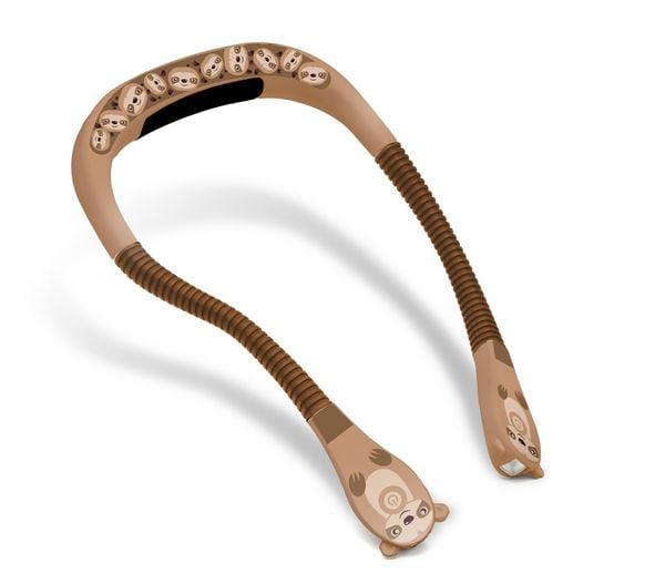 Produktbild: Neklite Pals (Faultier) Premium Duo-Leselicht zum Umh&auml;ngen - wiederaufladbar - mit vielen Einstellungen