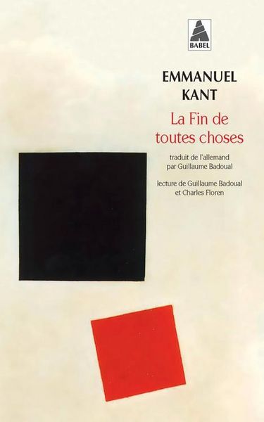 Produktbild: La fin de toutes choses