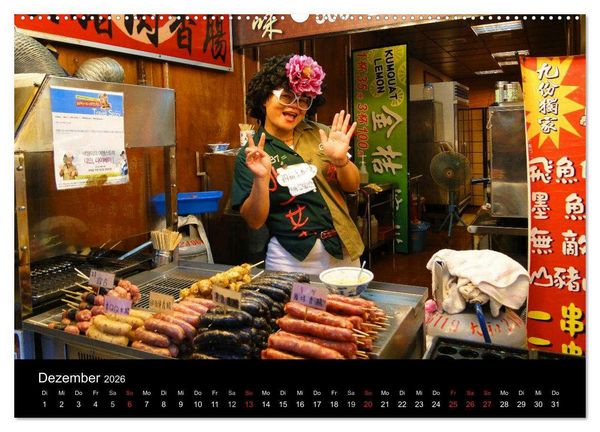 Produktbild: Taiwan kulinarisch erleben (hochwertiger Premium Wandkalender 2026 DIN A2 quer), Kunstdruck in Hochglanz