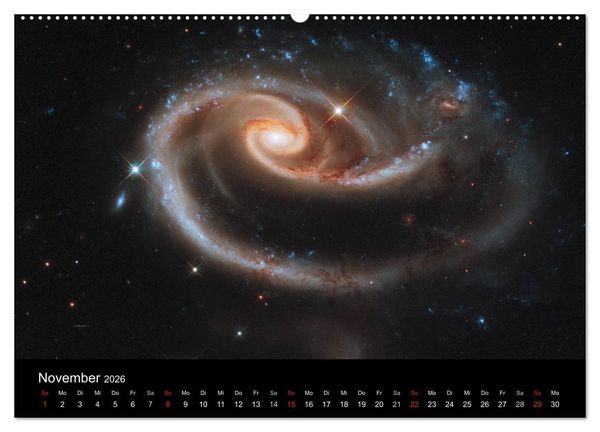 Produktbild: Der Weltraum. Spektakul&auml;re Gasnebel und Galaxien (Wandkalender 2026 DIN A2 quer), CALVENDO Monatskalender