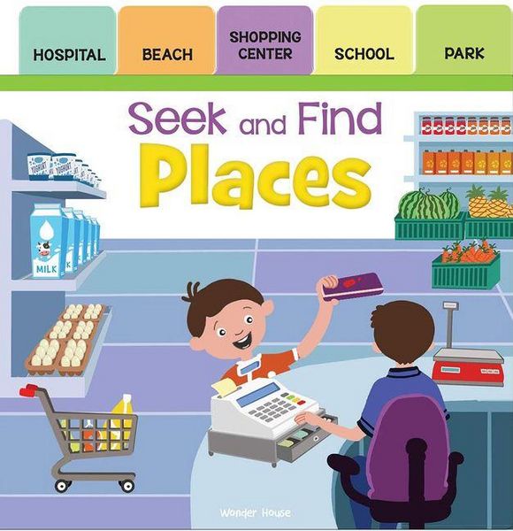 Produktbild: Seek and Find - Places: Early Learning Board Books with Tabs