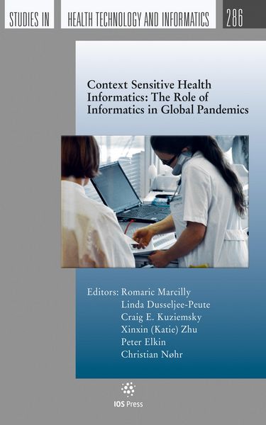 Produktbild: Context Sensitive Health Informatics: The Role of Informatics in Global Pandemics
