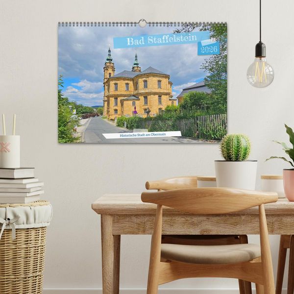 Produktbild: Bad Staffelstein - historische Stadt am Obermain (Wandkalender 2026 DIN A3 quer), CALVENDO Monatskalender