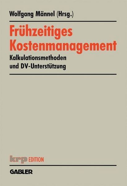 Produktbild: Fr&uuml;hzeitiges Kostenmanagement