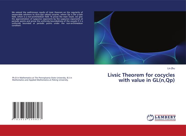 Produktbild: Livsic Theorem for cocycles with value in GL(n,Qp)