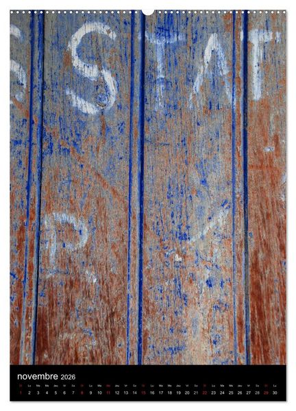 Produktbild: Les couleurs du temps sur le bois (Calendrier mural 2026 DIN A2 horizontal) calendrier de bureau