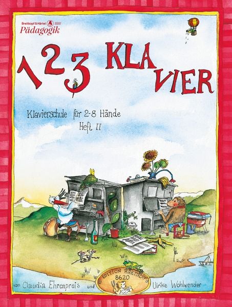 Produktbild: 1 2 3 Kla-vier Heft 2