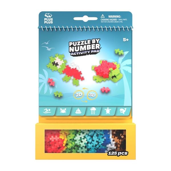 Produktbild: PLUS PLUS - 125 Kreativ Bausteine Puzzle Strand
