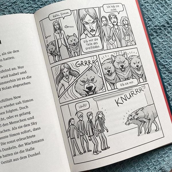 Produktbild: Animox als Comic-Roman 1. Das Heulen der W&ouml;lfe