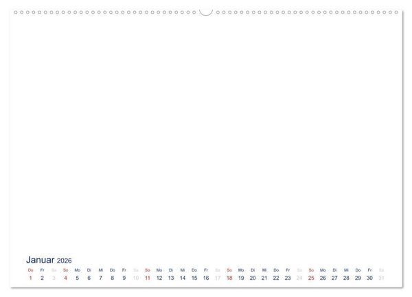 Produktbild: Farbiger Bastelkalender (Wandkalender 2026 DIN A2 quer), CALVENDO Monatskalender